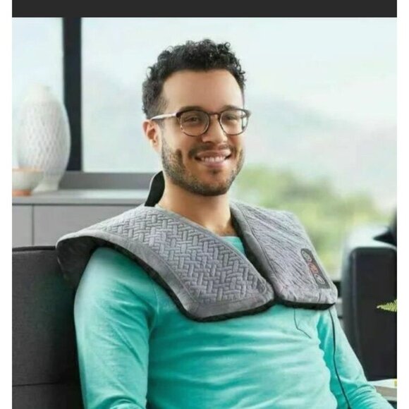 Homedics Weighted Comfort Wrap - Gray - Picture 3 of 9